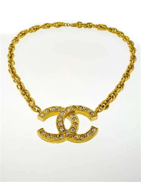 chanel cc chain necklace|genuine chanel necklace.